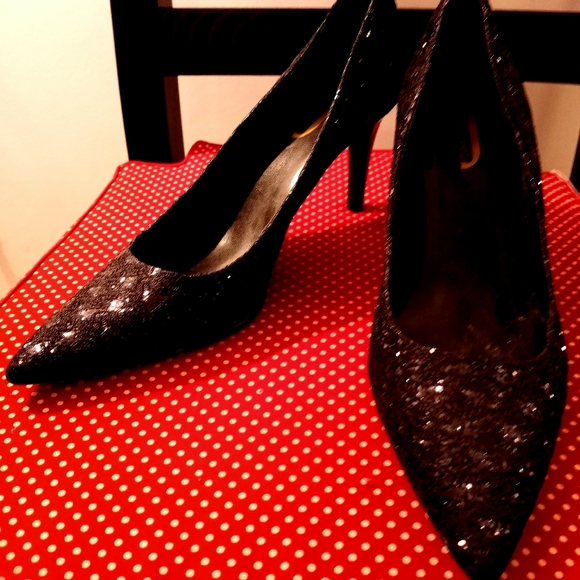 Sequin Black High heel shoes - Picture 2 of 5